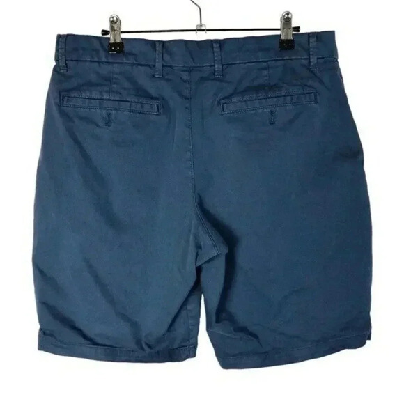 Gap Deep Sea Blue 10" Vintage Flat Front Chino Short 32 - Picture 3 of 5